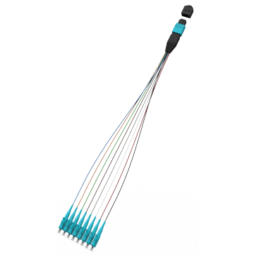 Glasfaser -Optik- und MPO -Kabelbaum